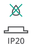 Degré de protection du ruban LED: IP20