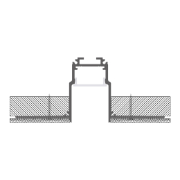 Installation profilé pour rubans led