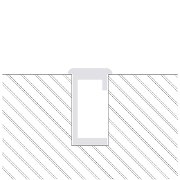 Installation profilé pour rubans led