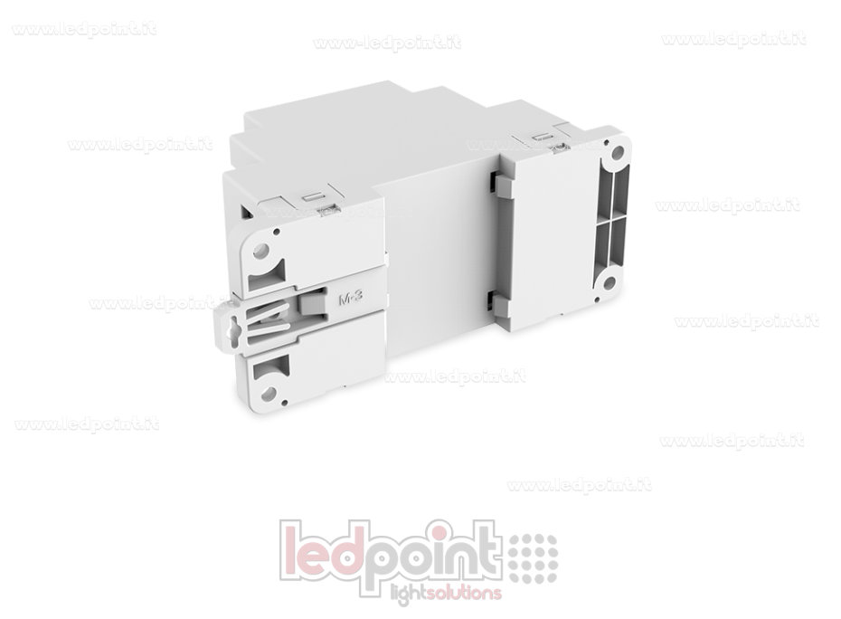 Contrôleur DALI, rail DIN. 4 canaux 5A, 12-48V DC, tension constante (DT6)