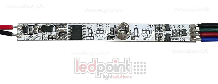 Contrôleur Tactile RGB à Bouton Unique, 5/24V, 3ch*1.5A, avec Fonction Mémoire