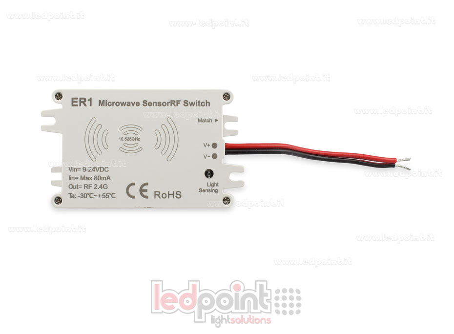 Télécommande et détecteur de mouvement allumé/éteint pour contrôleurs Skydance, 9-24V