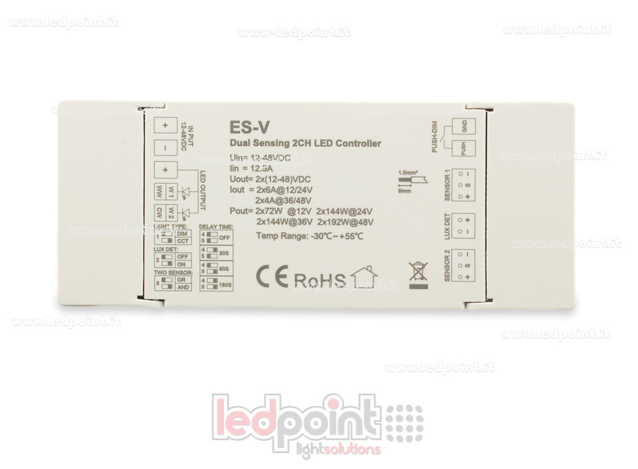 Interface variateur 2 canaux avec double capteur