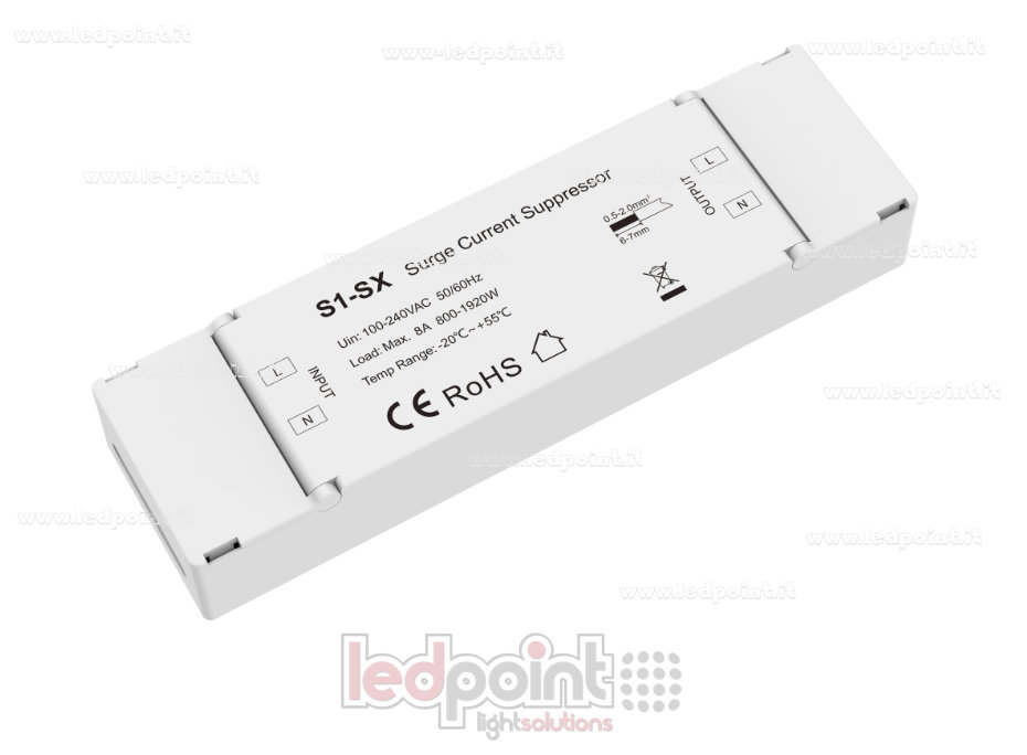 Compensateur Anti-scintillement (Filtre), 100-240V, 1ch*8A