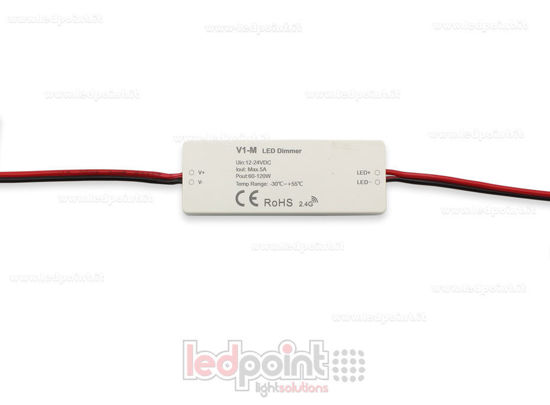 Image de Récepteur variateur mini monochromatique 12/24V, 1ch 5A/CH