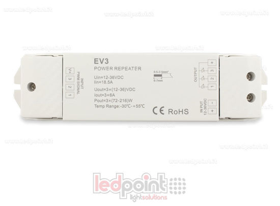 Image de RGB amplificateur de signal 12-36V 18A (3 canaux de 7A)