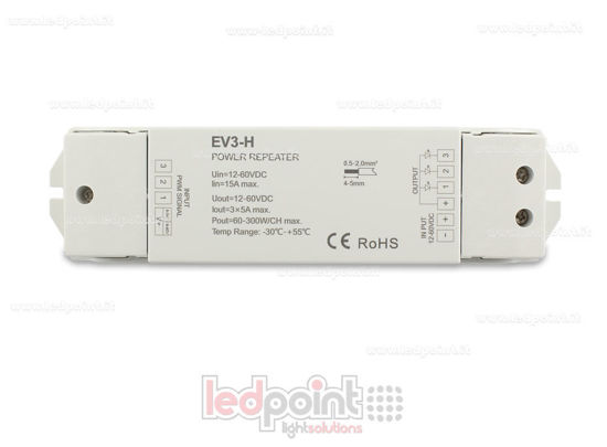 Image de RGB amplificateur de signal 12-60V 15A (3 canaux de 5A)