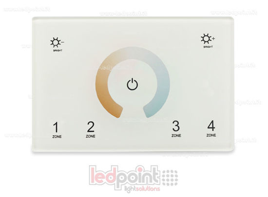 Image de Master DMX et télécommande murale CCT 4 zones 3 scenes, 120x80mm  par boîte 503