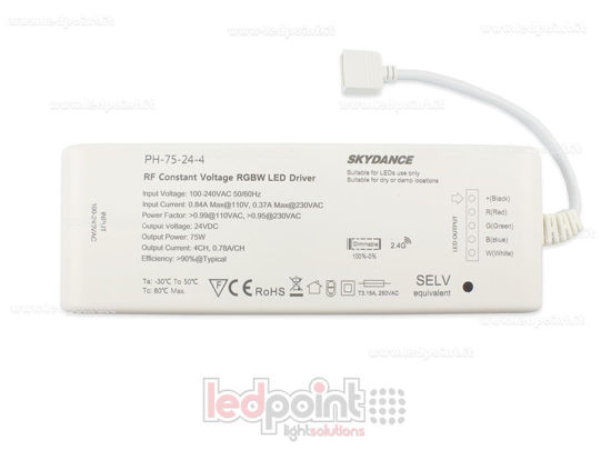 Image de Transformateur 75W 24V, 4 canaux,  Wireless SkyDance