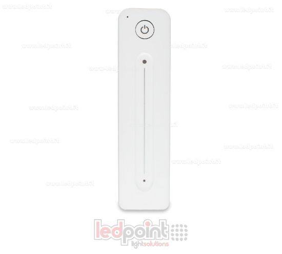 Image de Télécommande monochromatique avec curseur tactile, zone unique, blanc avec aimant à l'arrière, RF2.4G