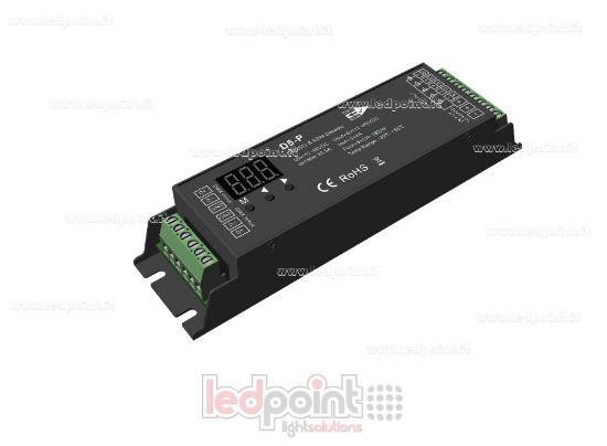 Image de DMX 512 & RDM décodeur, 5 canaux 4A chacun, tension 12-48V DC