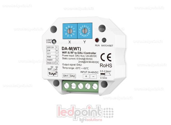 Image de Convertisseur WiFi et RF vers DALI, 24V DC RF2.4GHz