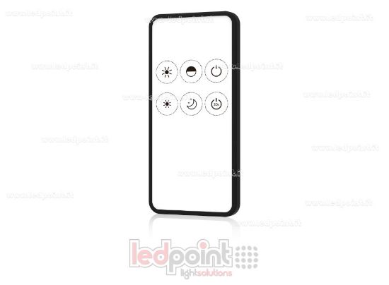 Image de Télécommande 6 touches monochrome, 1 zone RF 2,4G, blanche