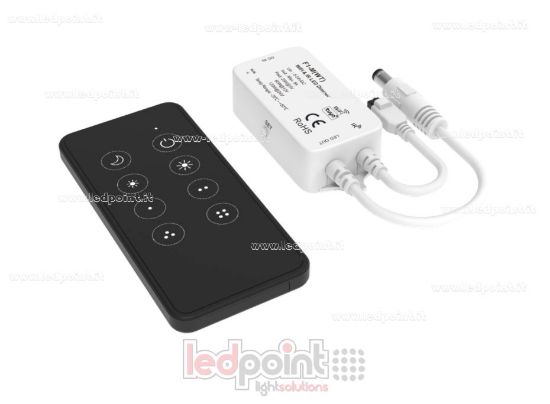 Image de Kit de variateur avec contrôle Wi-Fi pour bandes LED monochromes, 1 canal * 5 A, 5-24 V CC