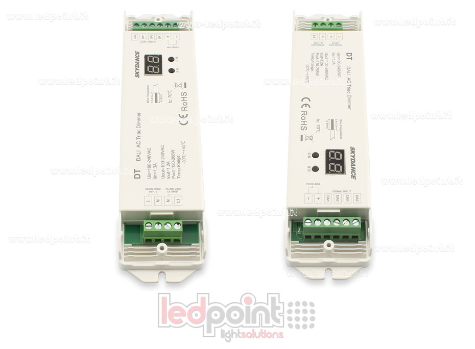 Variateur DALI, 1 canal de 1.2A, 100-240 VAC Triac SK-DT