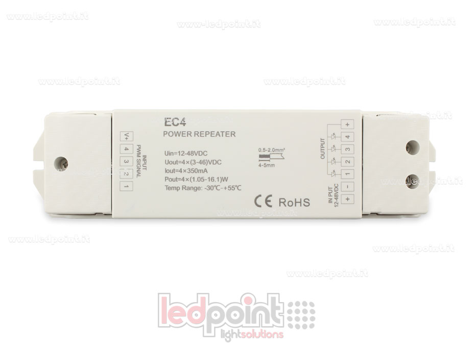 RGB amplificateur de signal 4 canaux courant constant de 350mA SK-EC4-350