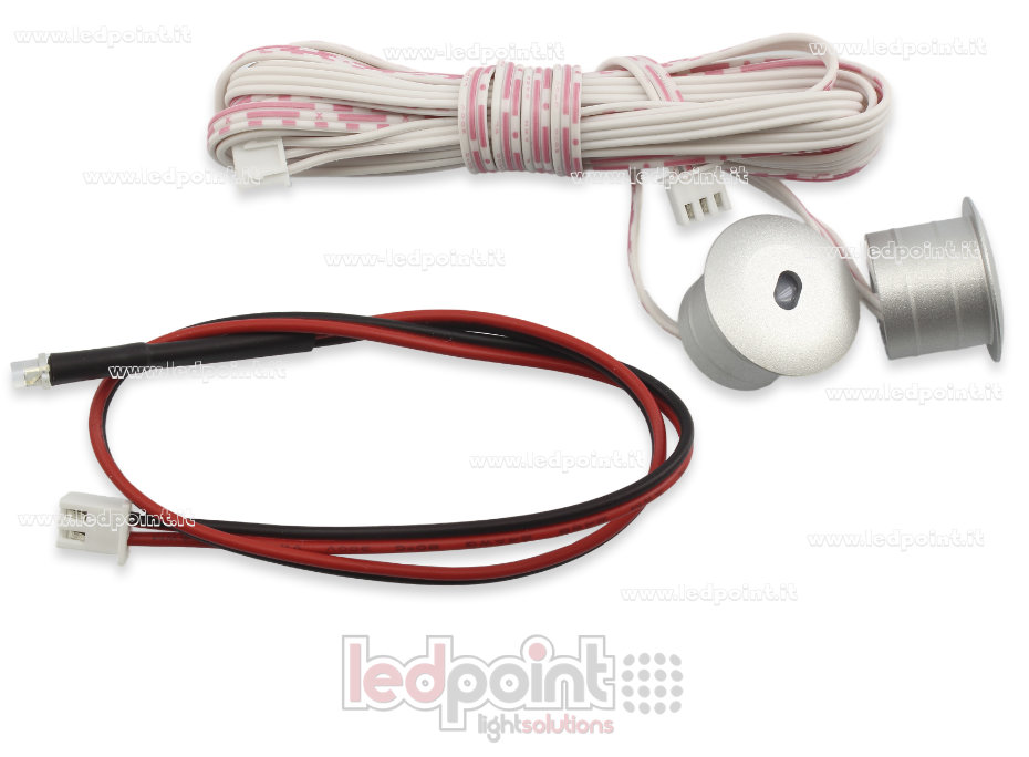 Double capteur PIR + double régulateur SPI à bouton-poussoir 5-24VDC SK-ES-D