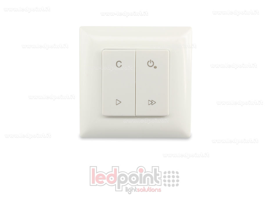 Télécommande murale 86x86mm RGB/RGBW RF2.4G SK-PF3