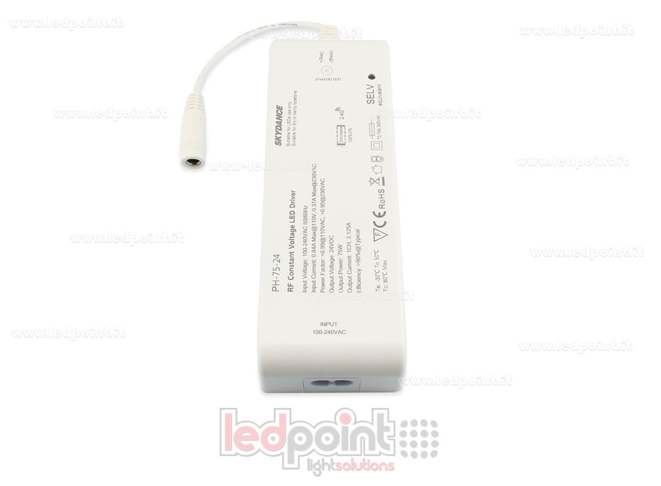 Transformateur 75W 24V, 1 canal, Wireless SkyDance SK-PH-75-24