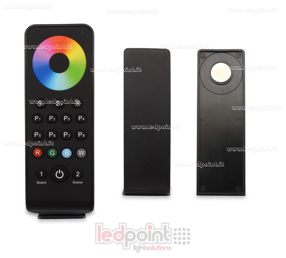 Télécommande RGB/RGBW 1 zone, 2 scènes, 8 mode dinamiques, noire, RF2.4G SK-RS9 Télécommande RGB/RGBW 1 zone, 2 scènes, 8 mode dinamiques, noire, RF2.4G SK-RS9