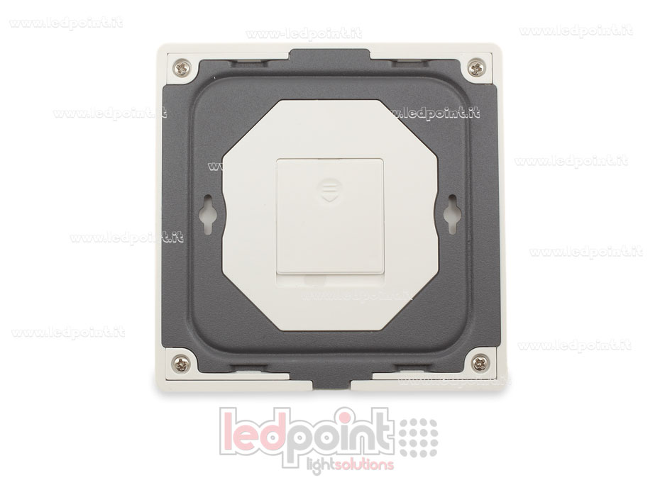 Télécommande murale RF2.4G, RGB+CCT, slim, blanche, alimentée par batteries, mono-zone SK-TW5-W