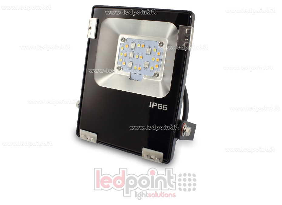 Projecteur extérieur RGB+CCT 10W 230V noir SK-TX01